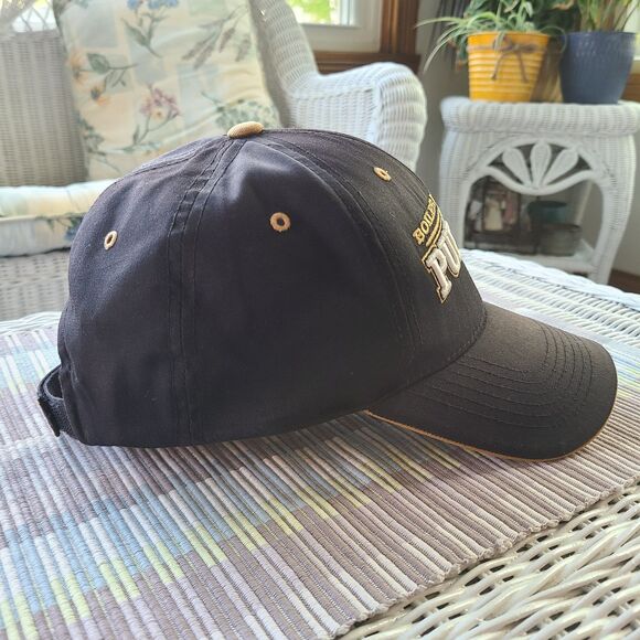 Purdue Boilermakers Adult Adjustable NCAA Collegiate Sports Baseball Cap Hat - Picture 4 of 10